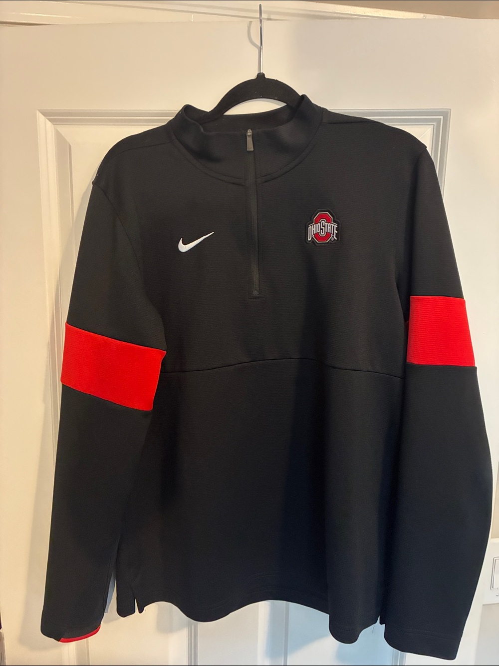Nike Men's Ohio State Buckeyes Quarter-Zip Pullover